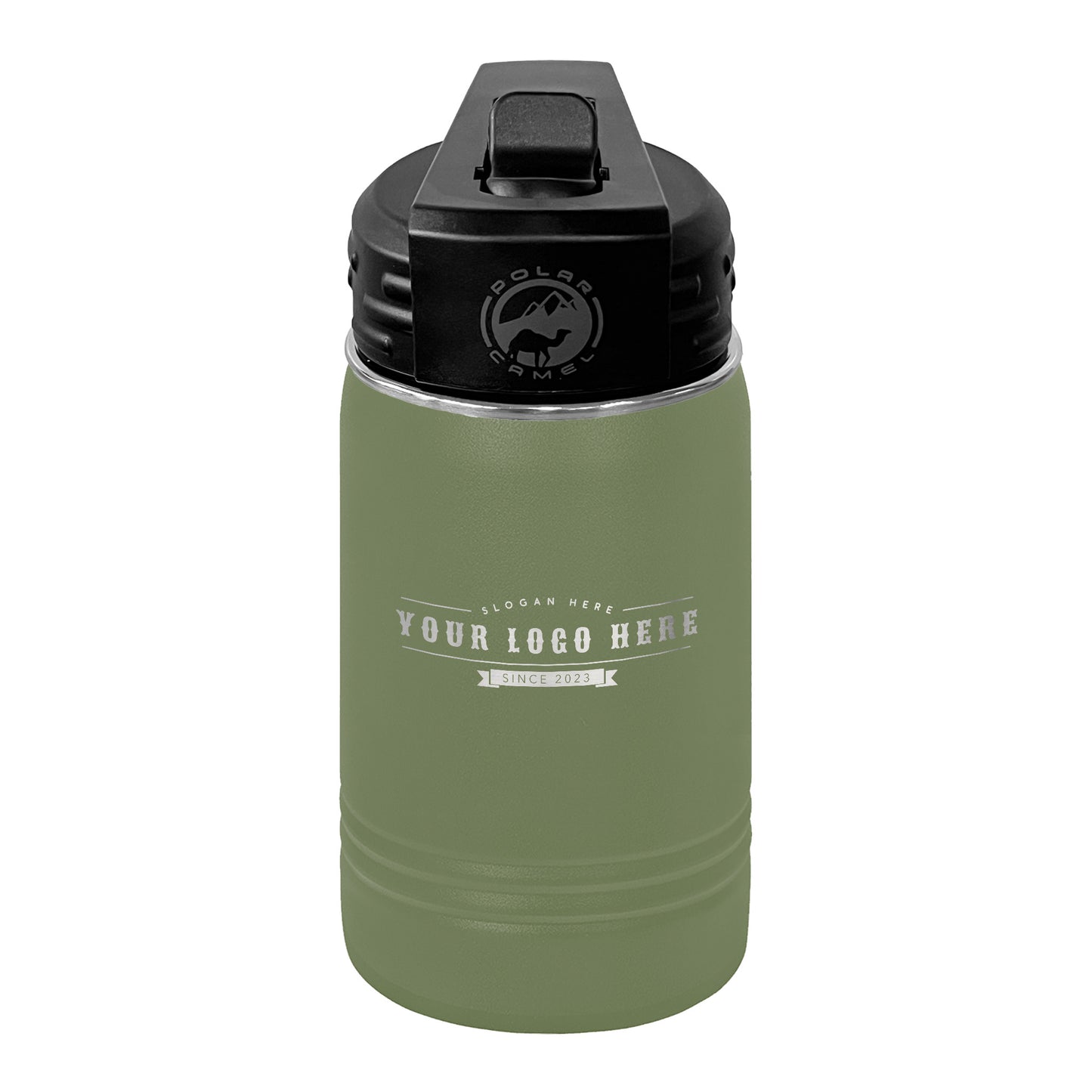 Custom Polar Camel® 12oz Youth Water Bottle with Laser Engraved Logo