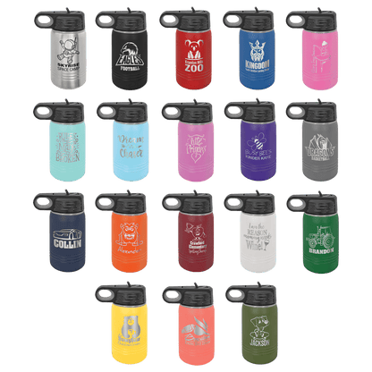 Custom Polar Camel® 12oz Youth Water Bottle with Laser Engraved Logo