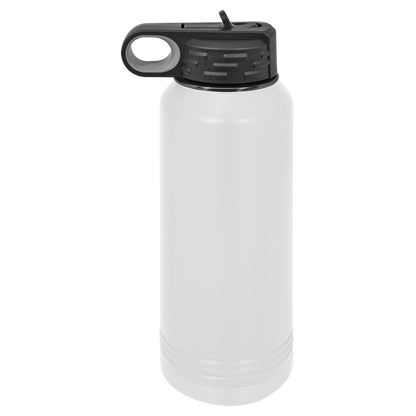 Custom Polar Camel® 32oz Ghost Black ION-Plated Water Bottle