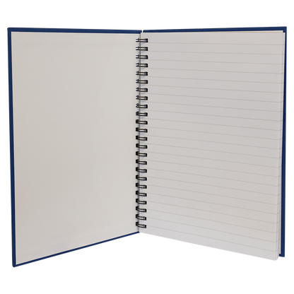 [Swag Store Ready] Lazerburst Spiral Notebook 5 1/2" x 8 1/2" with Engraved Logo