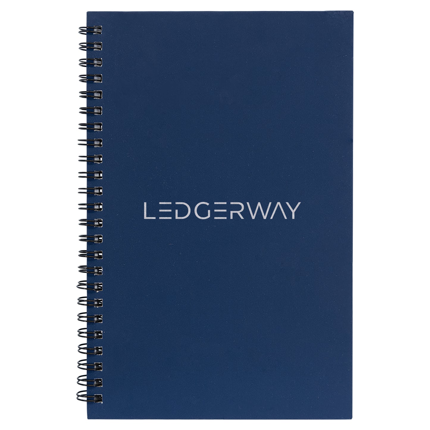 LEDGERWAY Lazerburst Spiral Notebook 5 1/2" x 8 1/2" with Engraved Logo