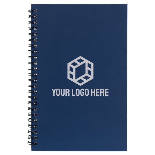[Swag Store Ready] Lazerburst Spiral Notebook 5 1/2" x 8 1/2" with Engraved Logo