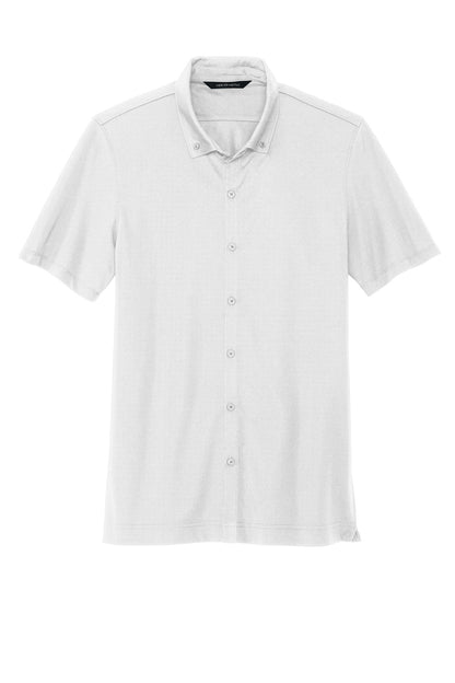 Mercer+Mettle® Stretch Pique Full-Button Polo