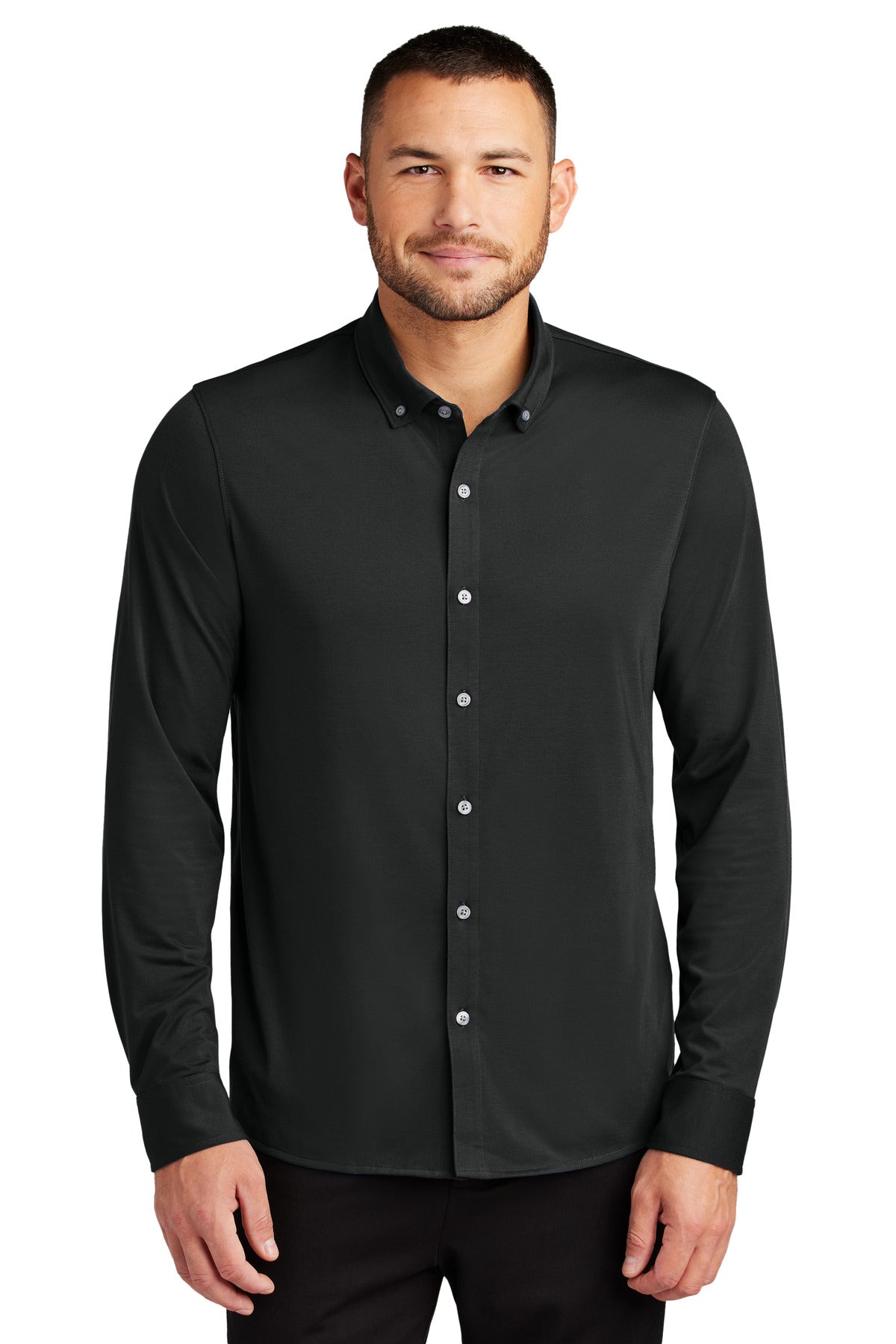 Mercer+Mettle® Stretch Jersey Long Sleeve Shirt
