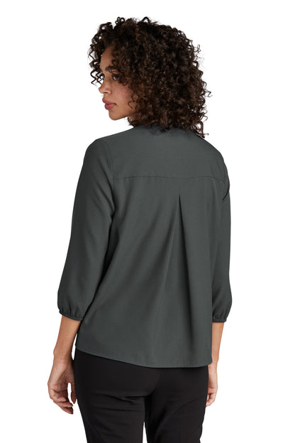 Mercer+Mettle® Women's Stretch Crepe 3/4-Sleeve Blouse