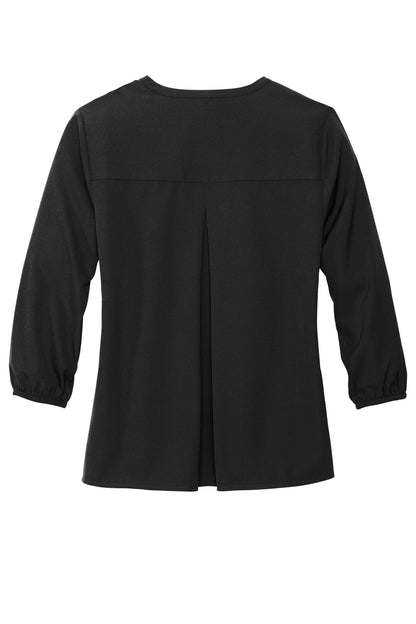 Mercer+Mettle® Women's Stretch Crepe 3/4-Sleeve Blouse