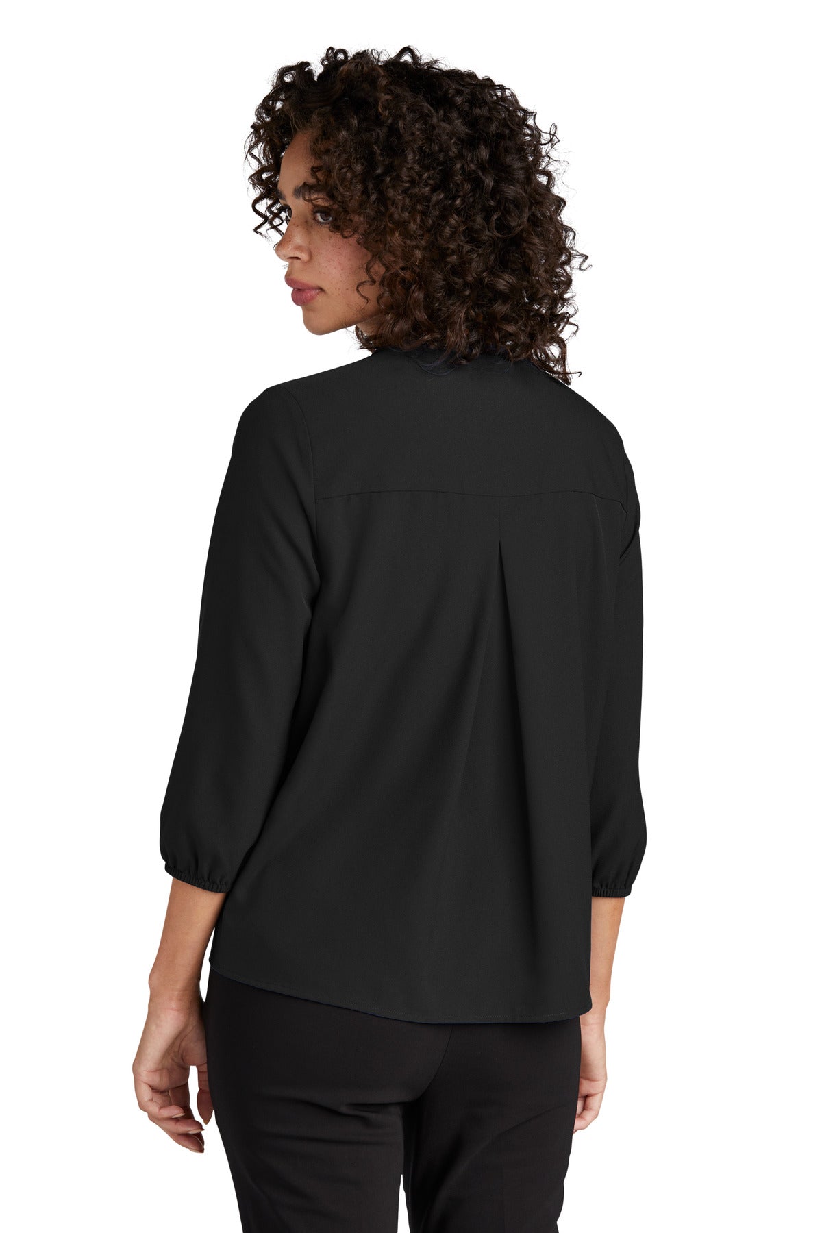 Mercer+Mettle® Women's Stretch Crepe 3/4-Sleeve Blouse