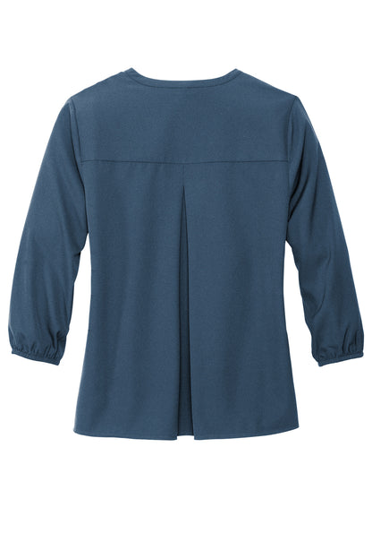 Mercer+Mettle® Women's Stretch Crepe 3/4-Sleeve Blouse