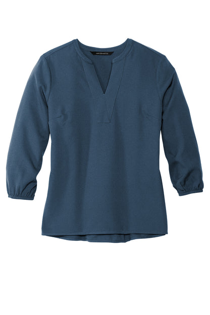 Mercer+Mettle® Women's Stretch Crepe 3/4-Sleeve Blouse