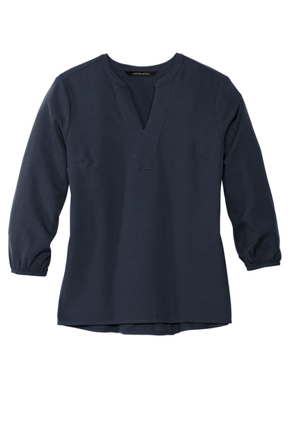 Mercer+Mettle® Women's Stretch Crepe 3/4-Sleeve Blouse