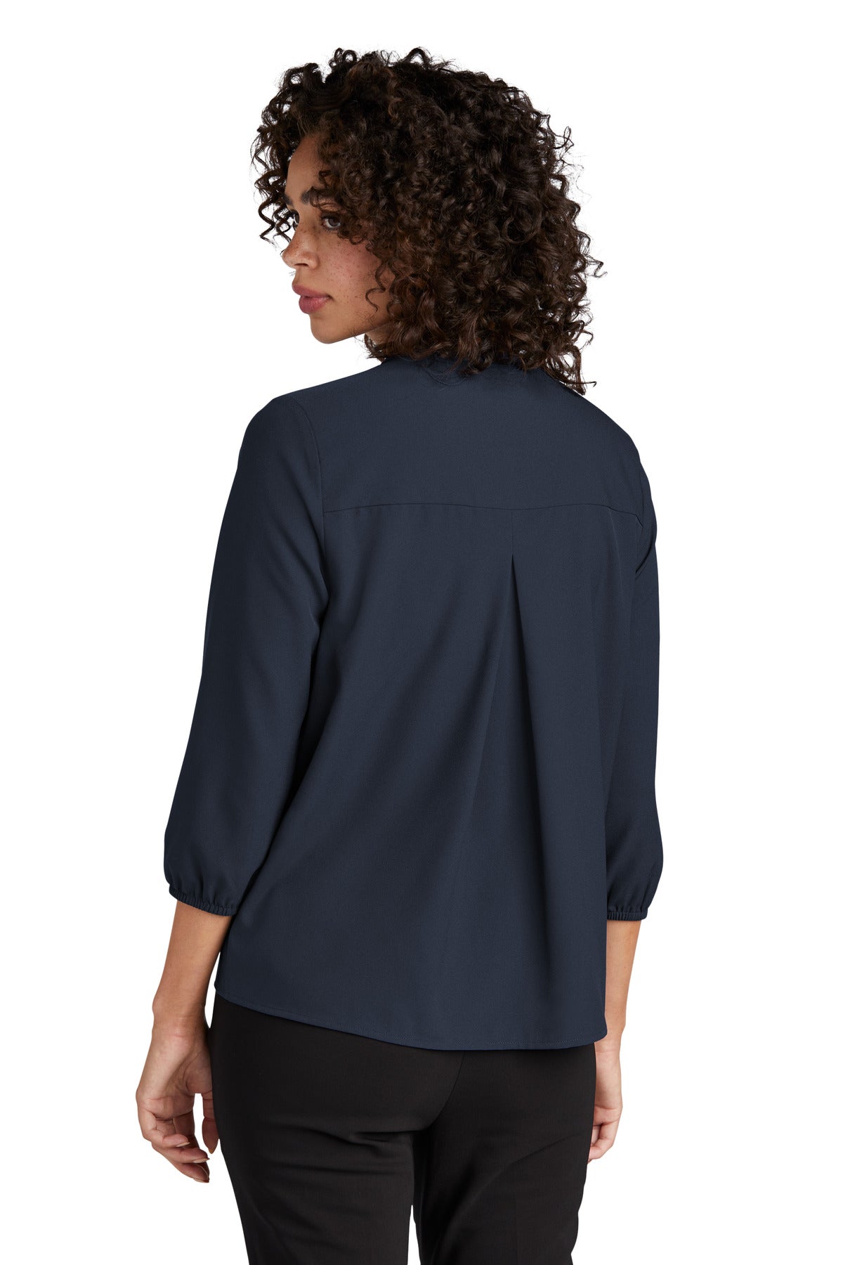 Mercer+Mettle® Women's Stretch Crepe 3/4-Sleeve Blouse