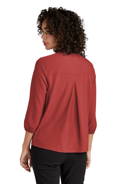 Mercer+Mettle® Women's Stretch Crepe 3/4-Sleeve Blouse