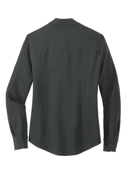 Mercer+Mettle® Women's Stretch Crepe Long Sleeve Camp