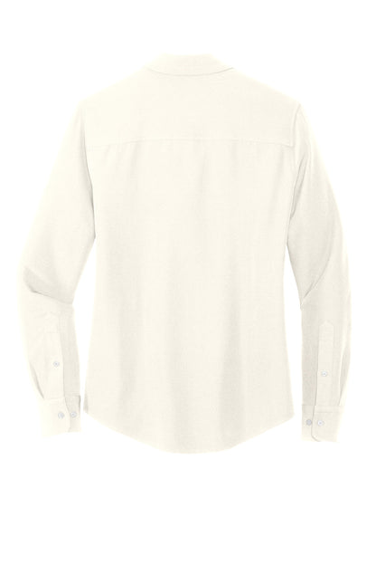 Mercer+Mettle® Women's Stretch Crepe Long Sleeve Camp