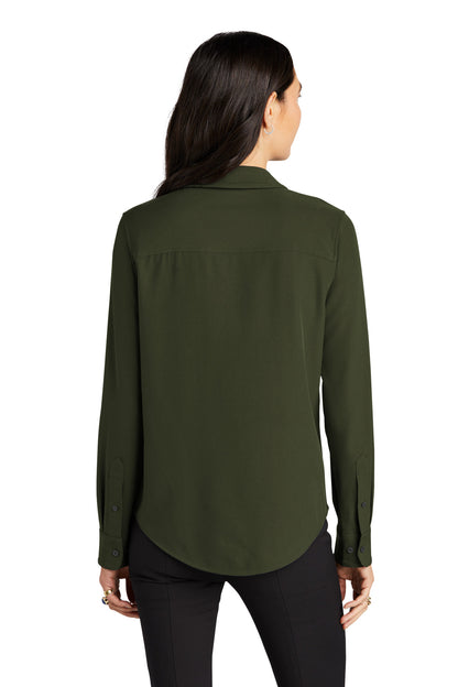 Mercer+Mettle® Women's Stretch Crepe Long Sleeve Camp