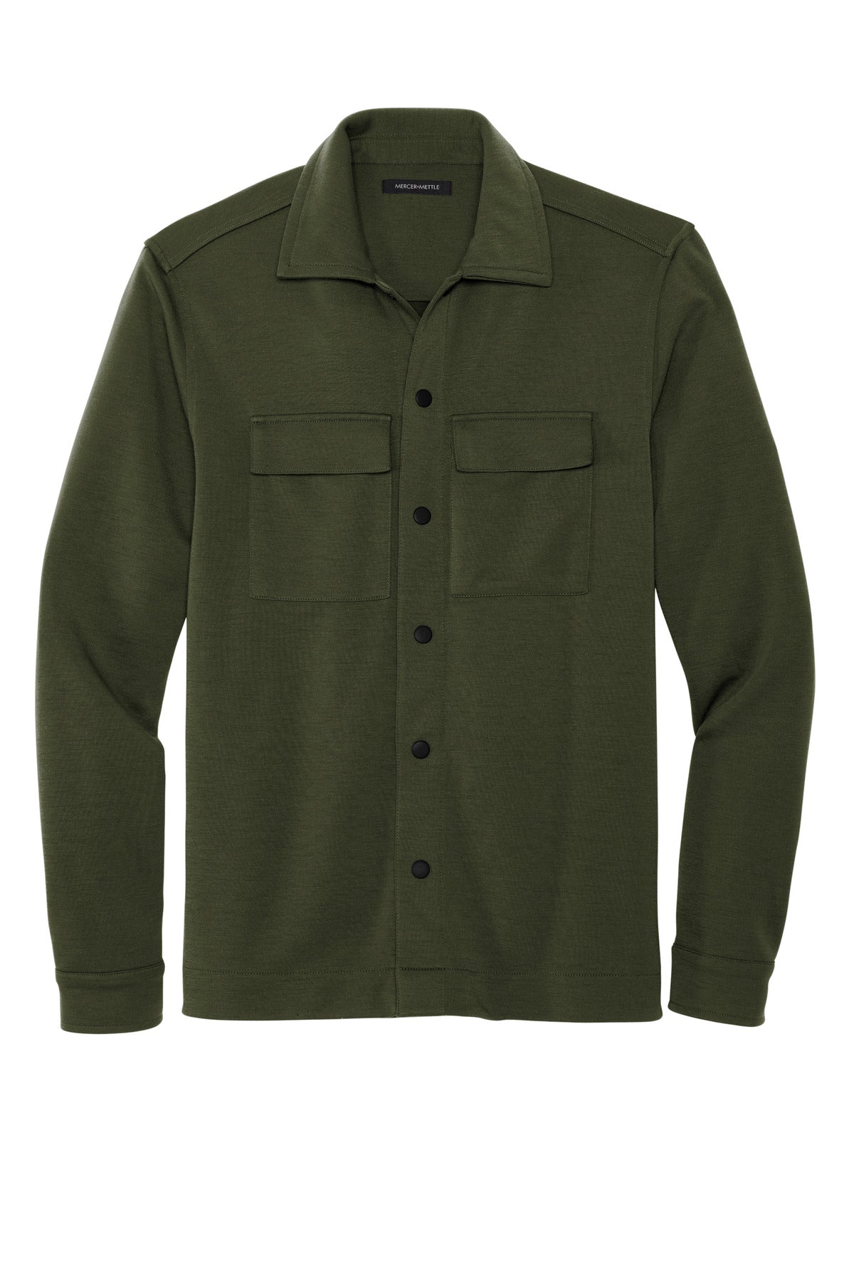 Mercer+Mettle® Double-Knit Snap Front Jacket