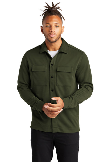 Mercer+Mettle® Double-Knit Snap Front Jacket