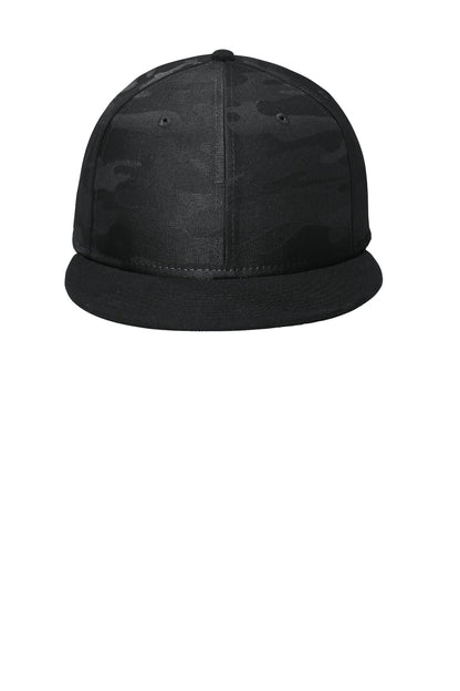 New Era® Camo Flat Bill Snapback Cap
