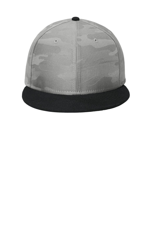 New Era® Camo Flat Bill Snapback Cap