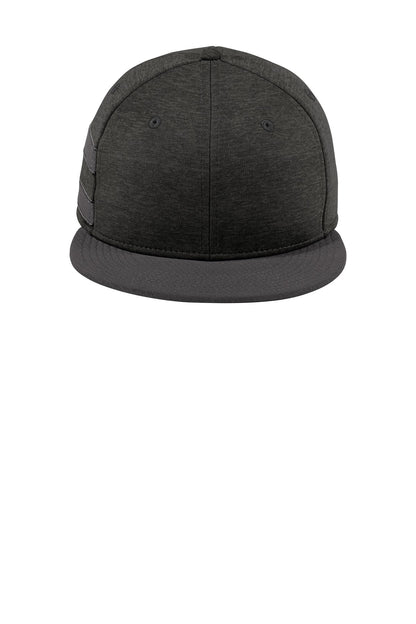 New Era® Shadow Heather Striped Flat Bill Snapback Cap