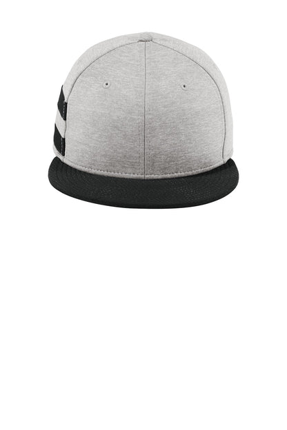 New Era® Shadow Heather Striped Flat Bill Snapback Cap