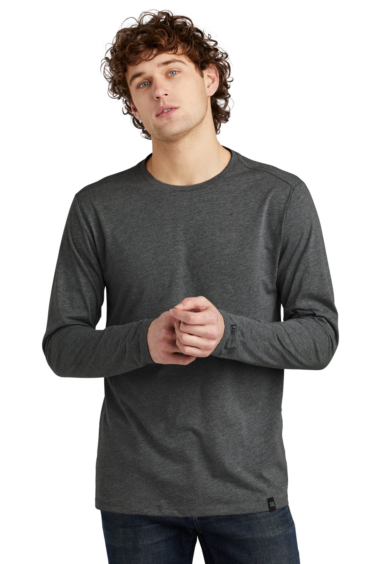 New Era® Heritage Blend Long Sleeve Crew Tee