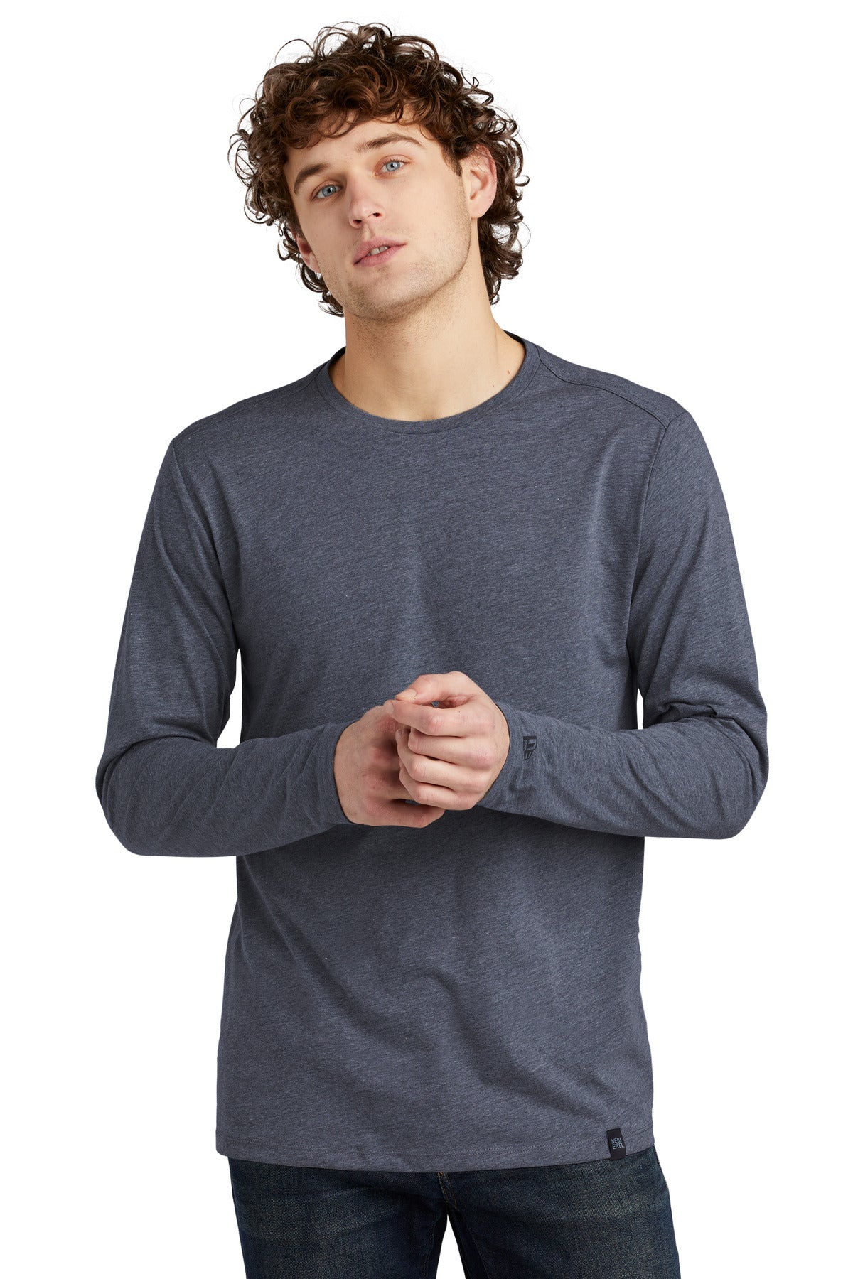 New Era® Heritage Blend Long Sleeve Crew Tee