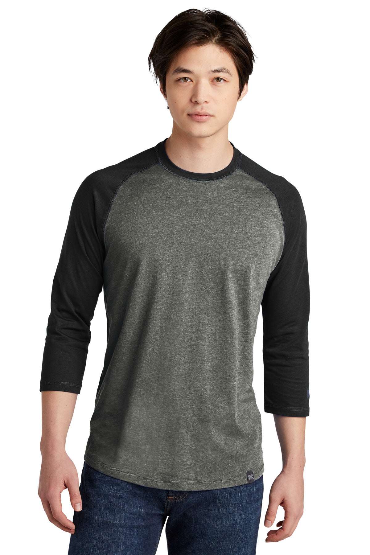 New Era® Heritage Blend 3/4-Sleeve Baseball Raglan Tee
