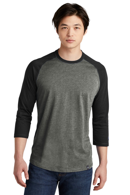 New Era® Heritage Blend 3/4-Sleeve Baseball Raglan Tee