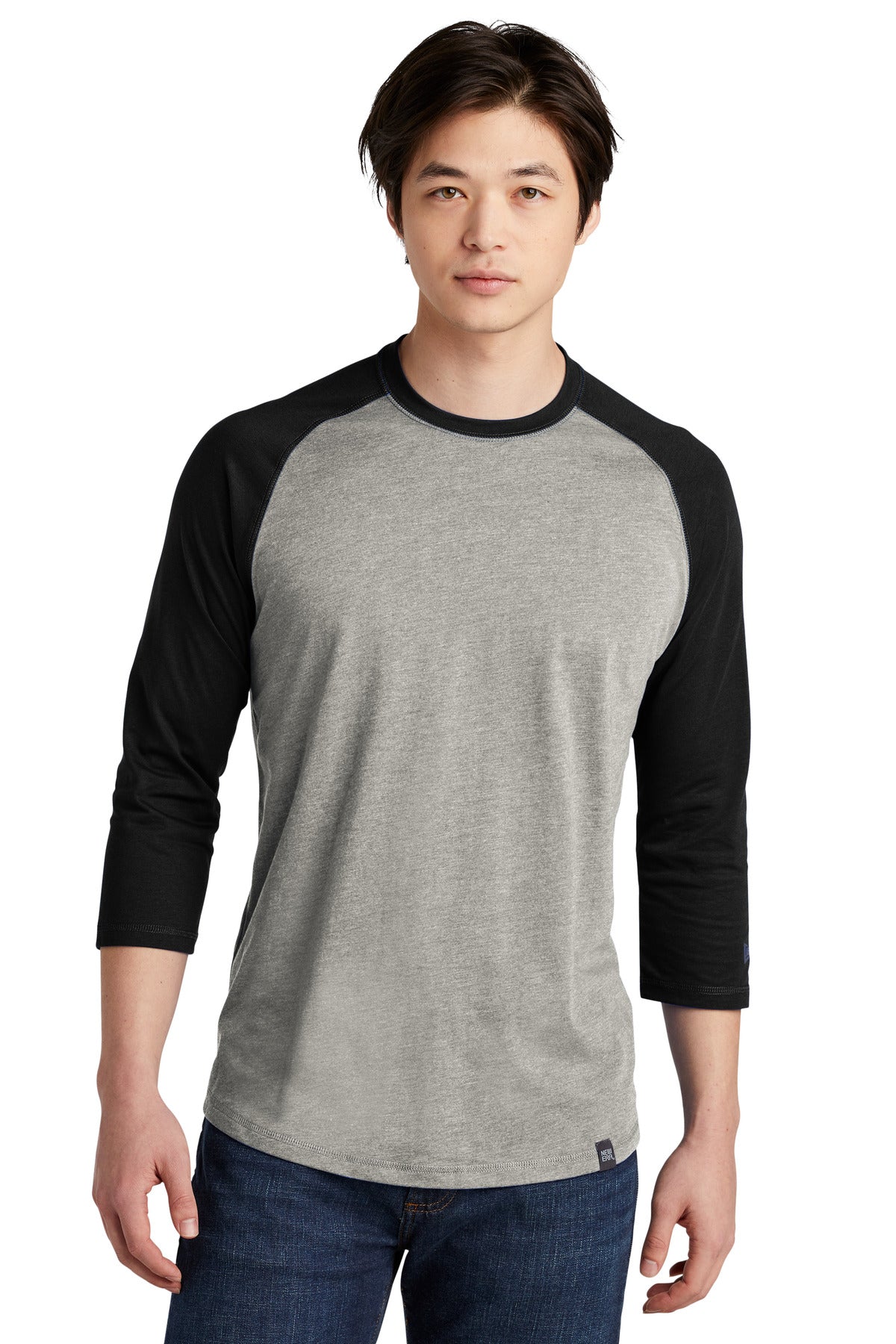 New Era® Heritage Blend 3/4-Sleeve Baseball Raglan Tee