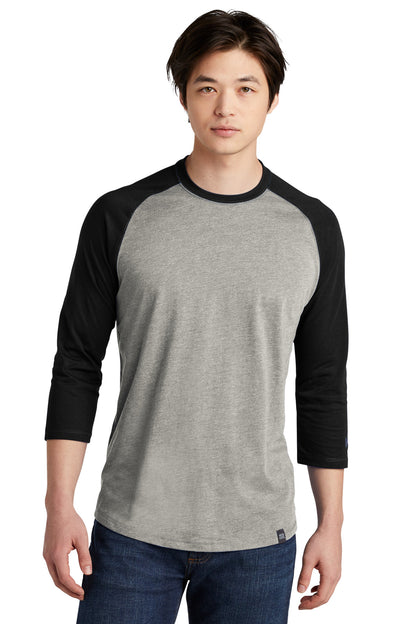 New Era® Heritage Blend 3/4-Sleeve Baseball Raglan Tee