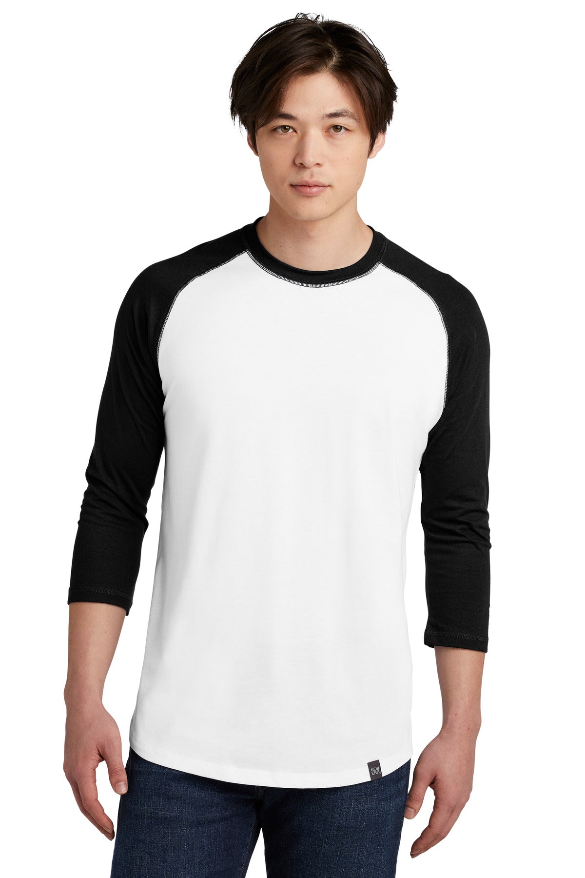 New Era® Heritage Blend 3/4-Sleeve Baseball Raglan Tee