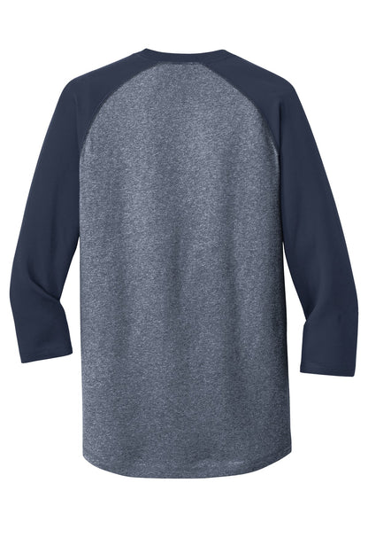New Era® Heritage Blend 3/4-Sleeve Baseball Raglan Tee