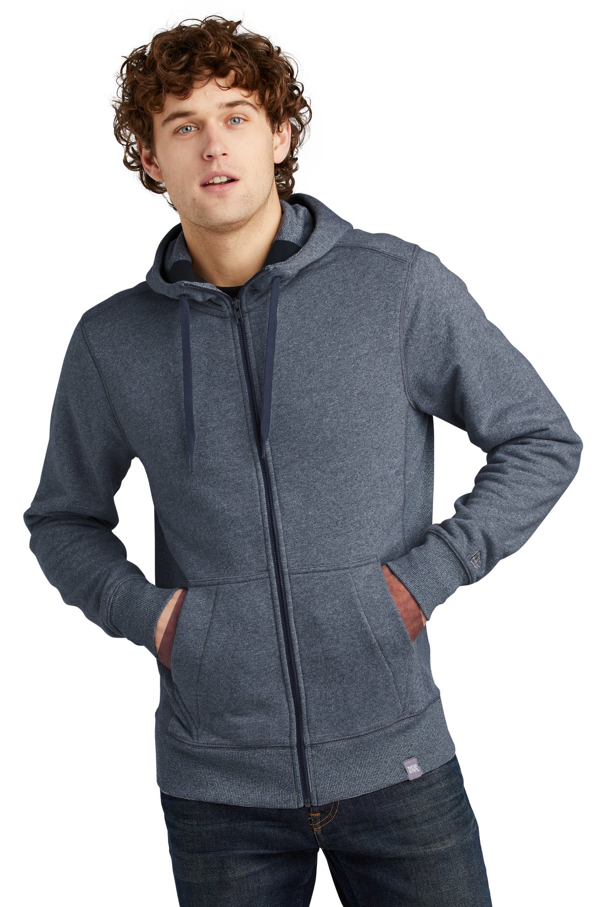 New Era® French Terry Full-Zip Hoodie