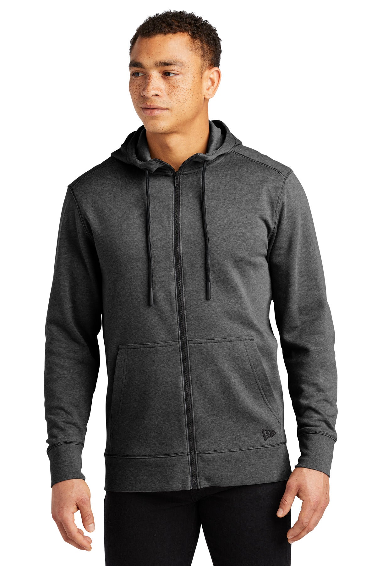 New Era® Tri-Blend Fleece Full-Zip Hoodie