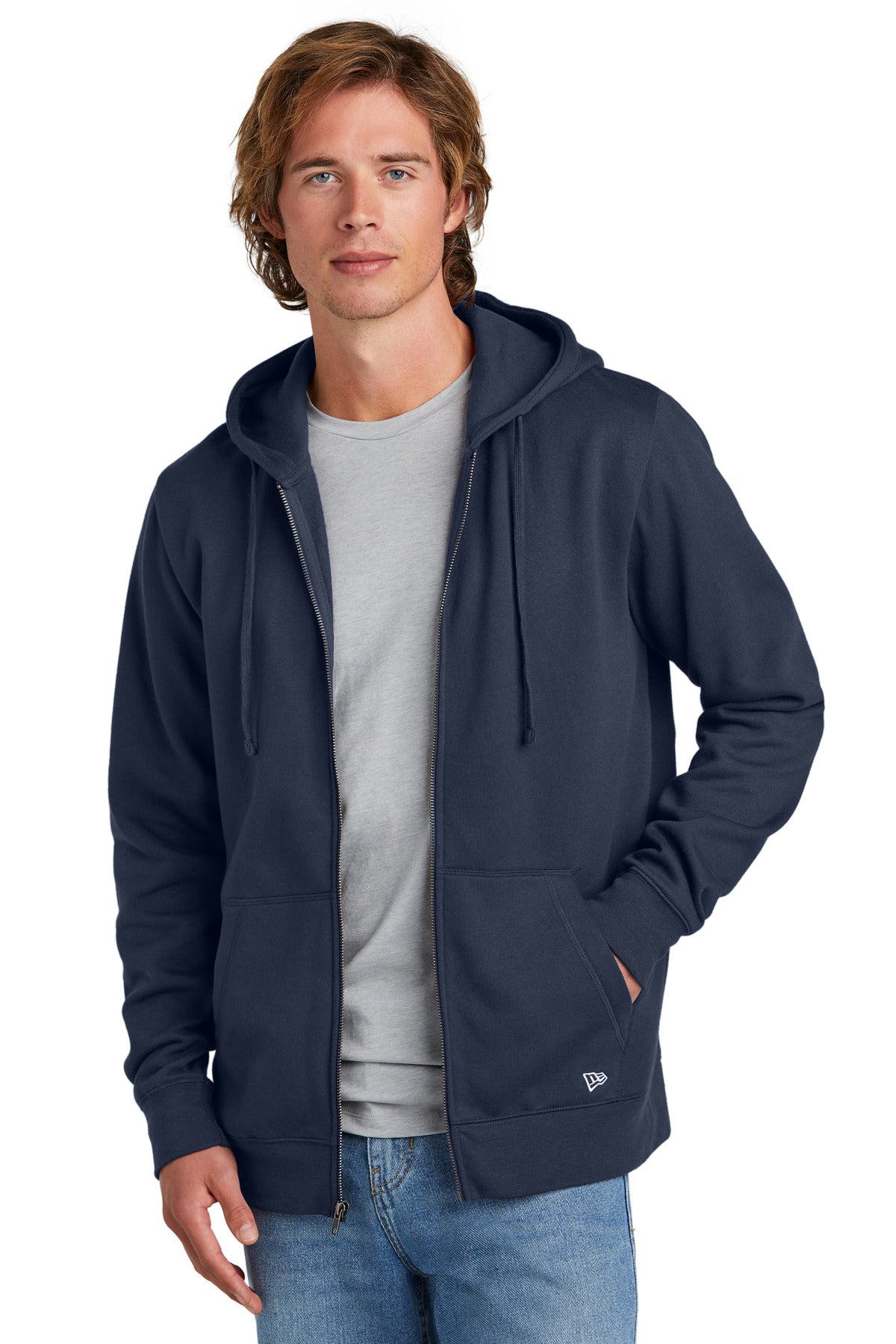 New Era® Comeback Fleece Full-Zip Hoodie