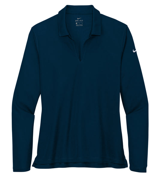Nike Women's Dri-FIT Micro Pique 2.0 Long Sleeve Polo