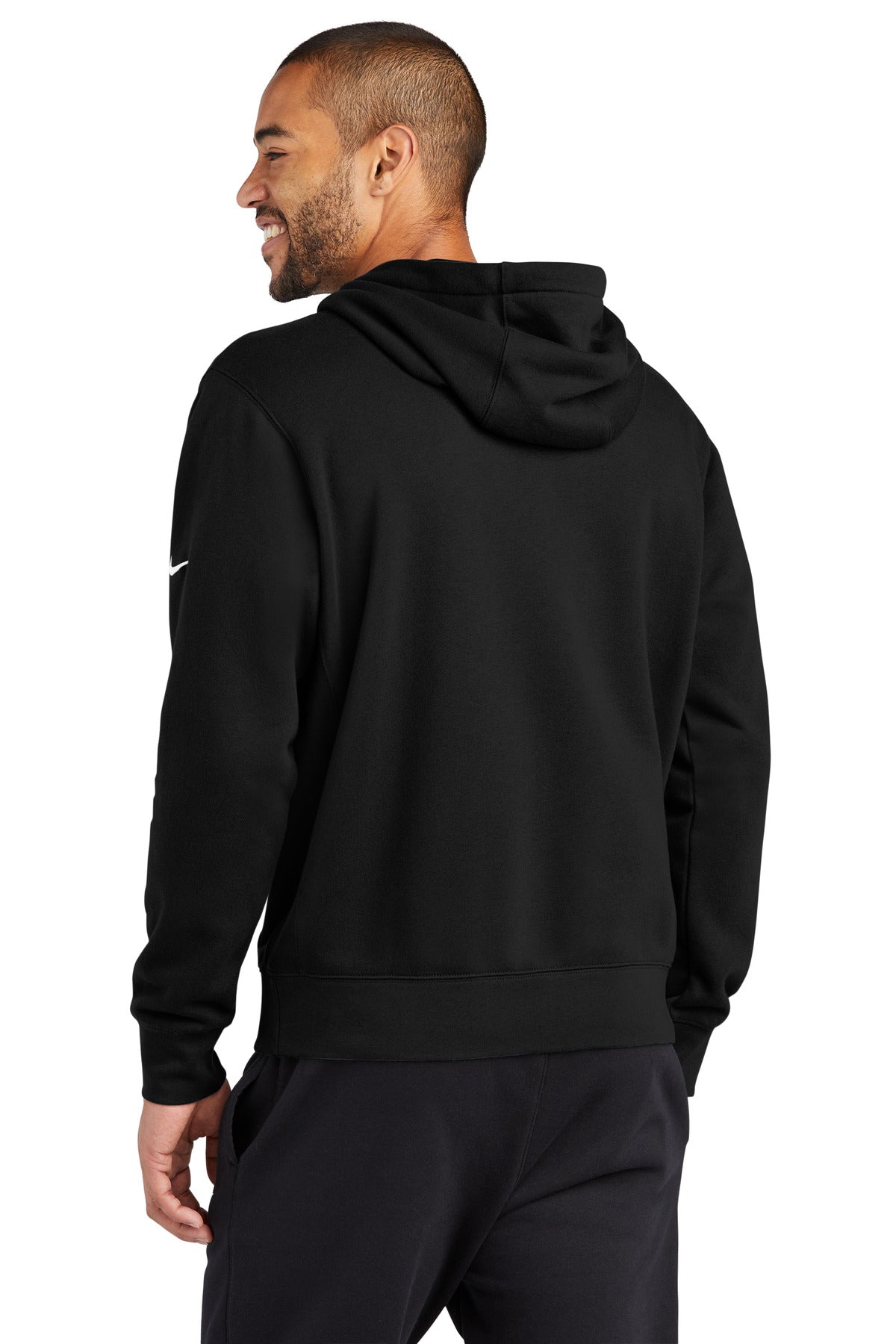 Nike Club Fleece Sleeve Swoosh Pullover Hoodie