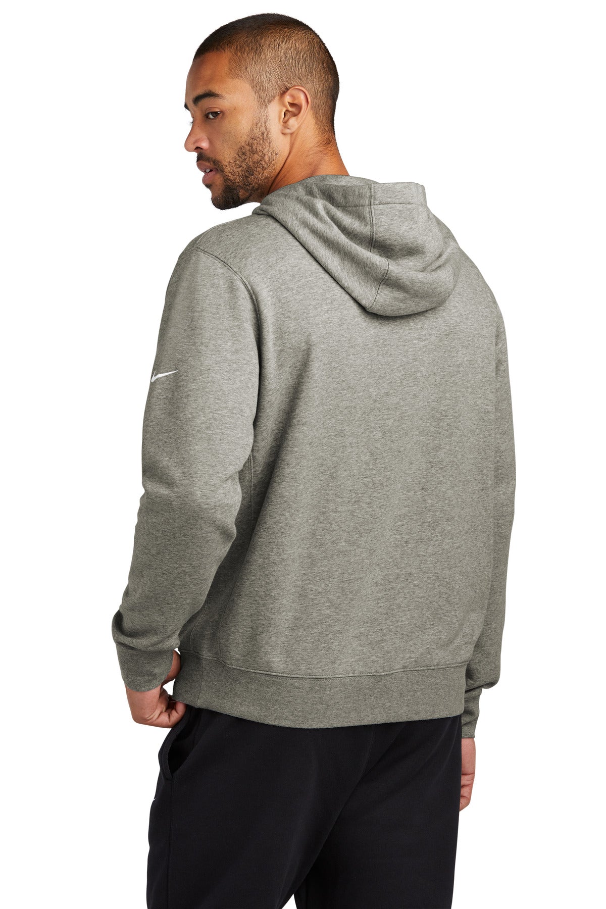 Nike Club Fleece Sleeve Swoosh Pullover Hoodie