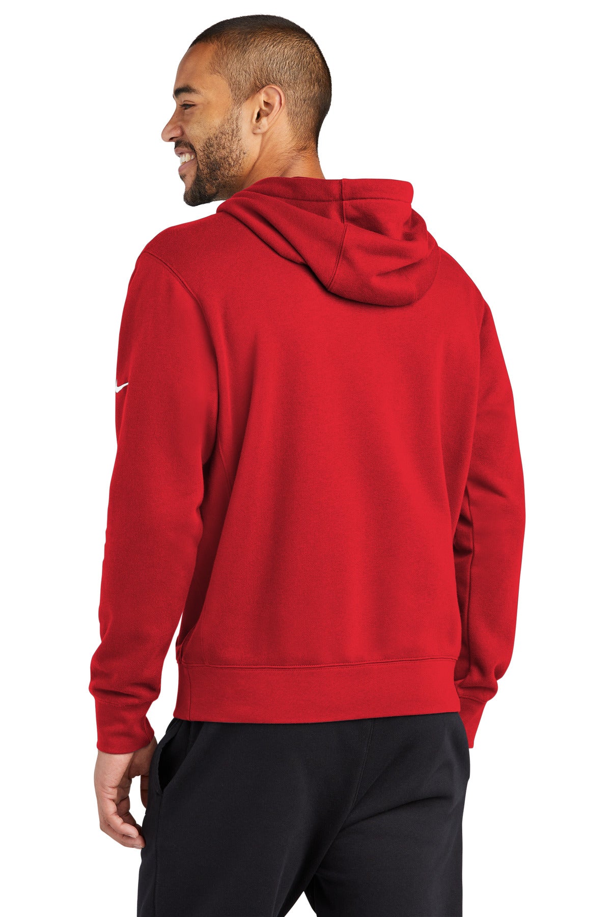 Nike Club Fleece Sleeve Swoosh Pullover Hoodie