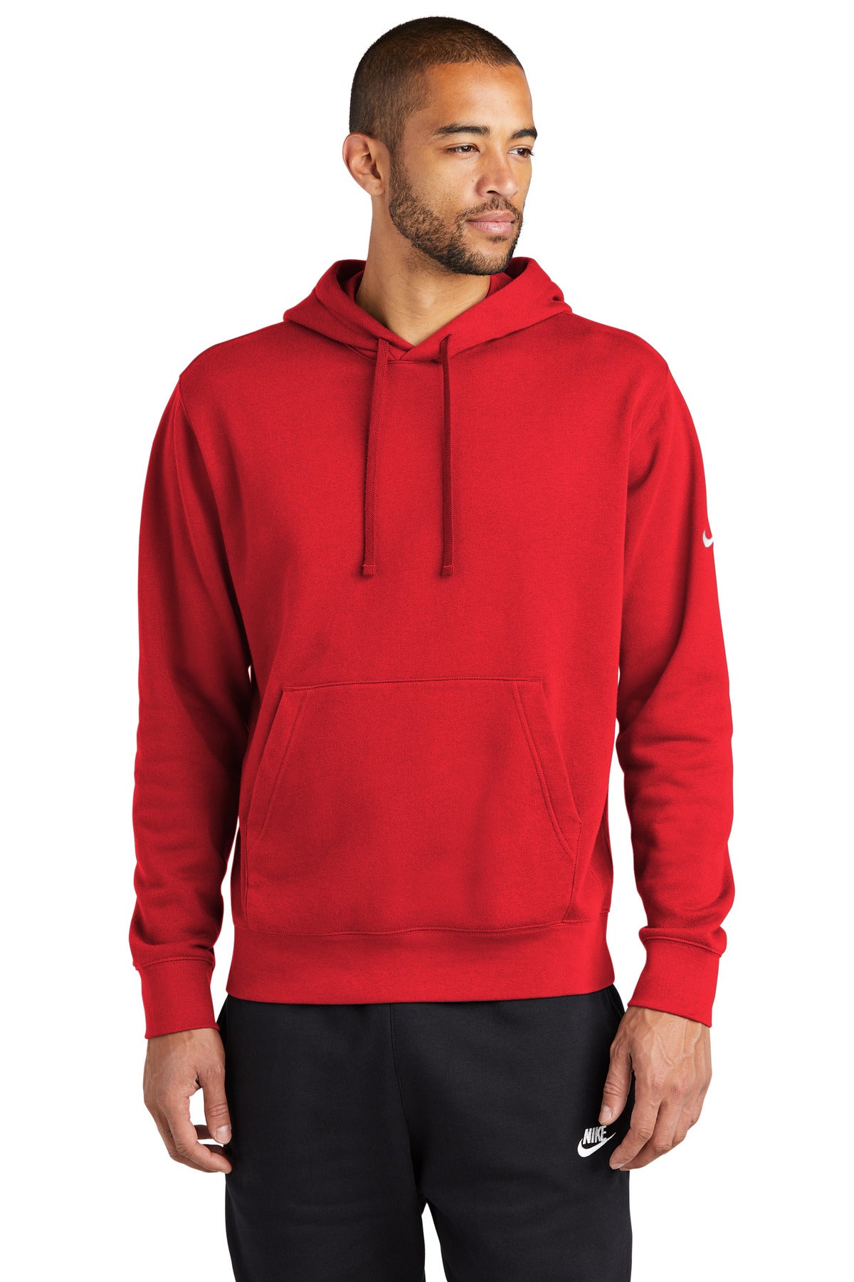 Nike Club Fleece Sleeve Swoosh Pullover Hoodie