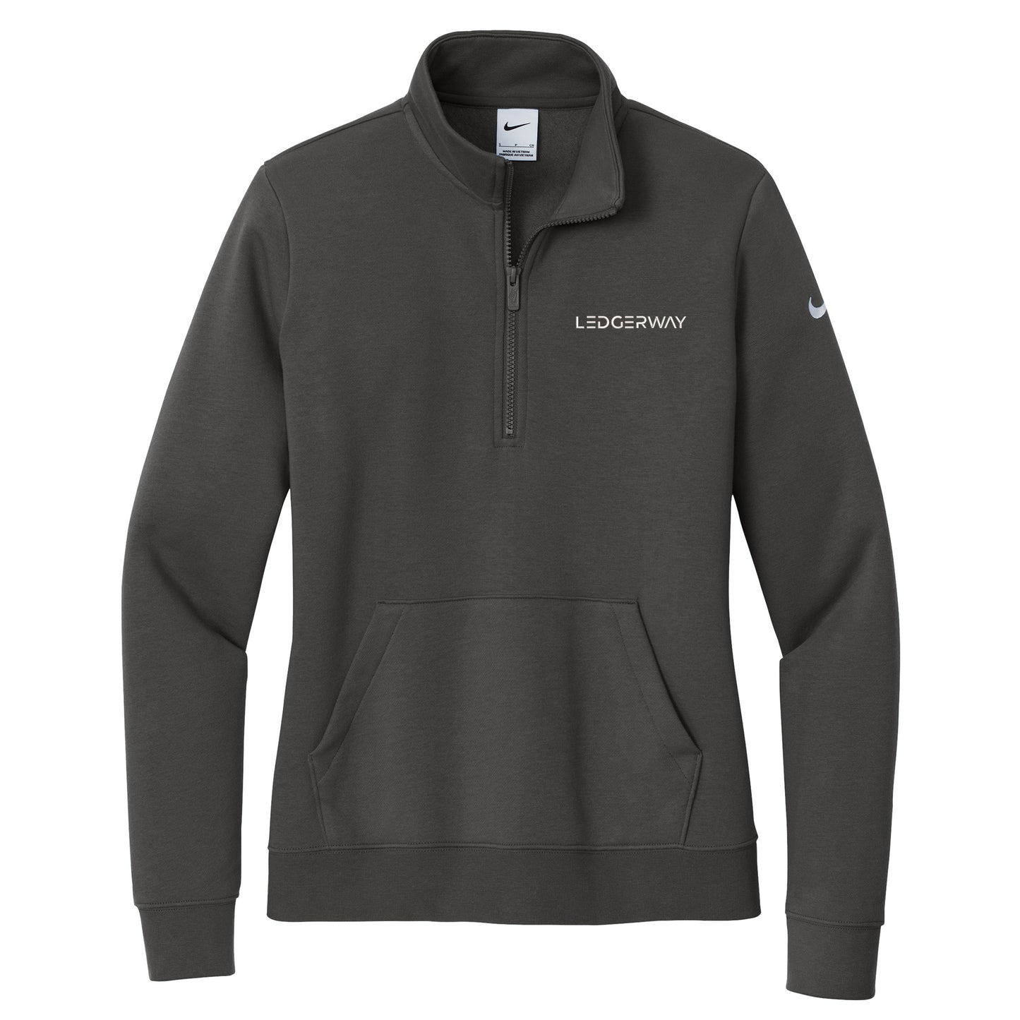 LEDGERWAY Nike® Women's Club Fleece Sleeve Swoosh 1/2-Zip