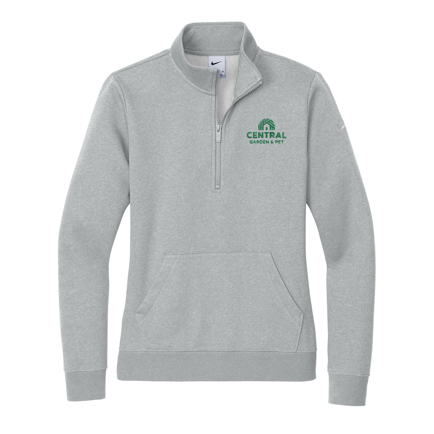 Central Garden Nike Women's Club Fleece Sleeve Swoosh 1/2-Zip