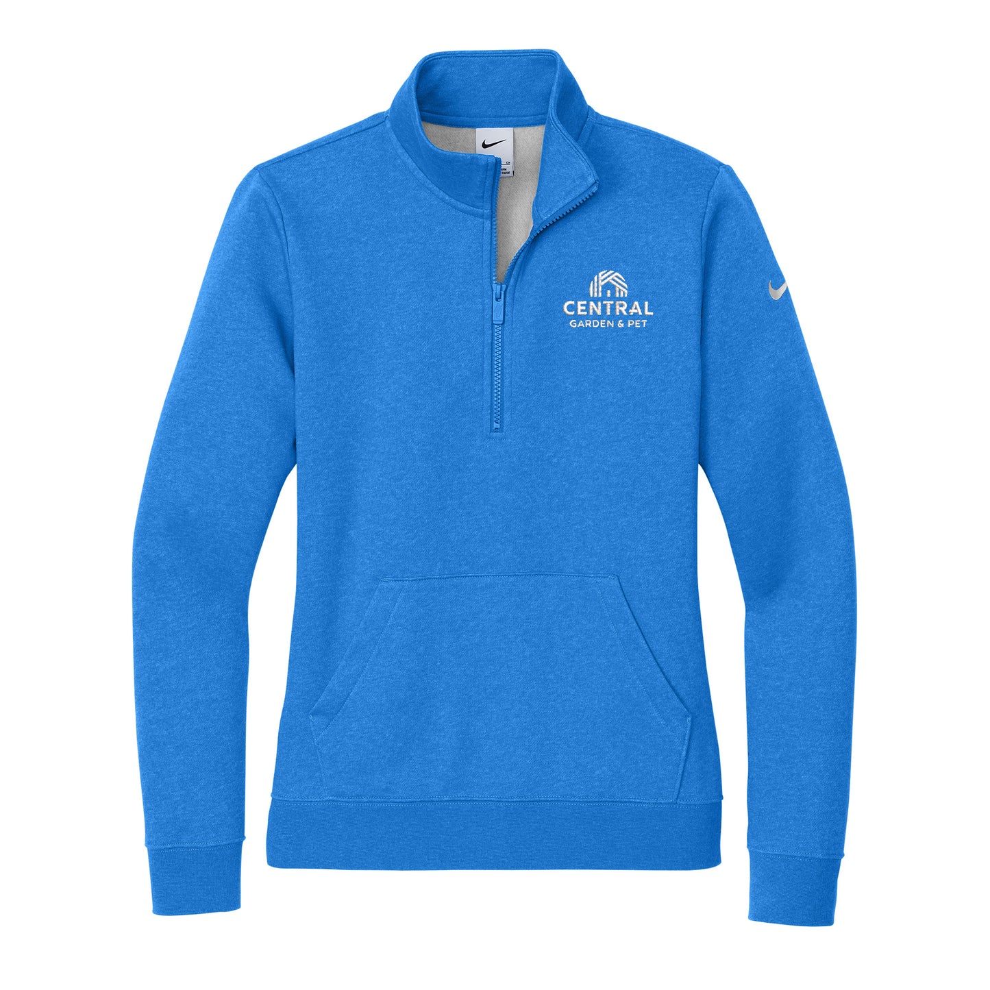 Central Garden Nike Women's Club Fleece Sleeve Swoosh 1/2-Zip