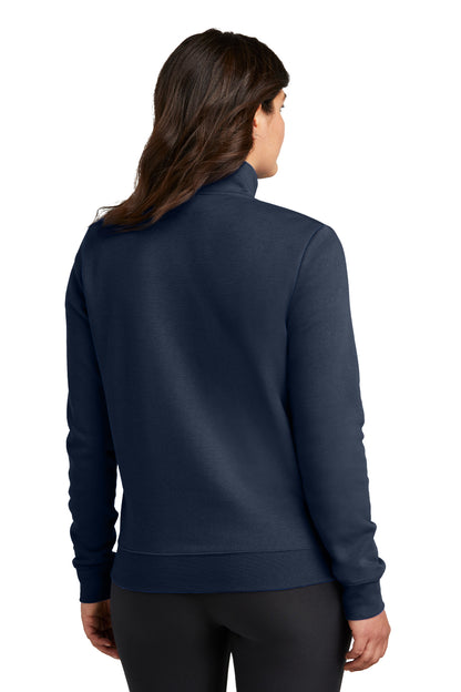 Nike Women's Club Fleece Sleeve Swoosh 1/2-Zip