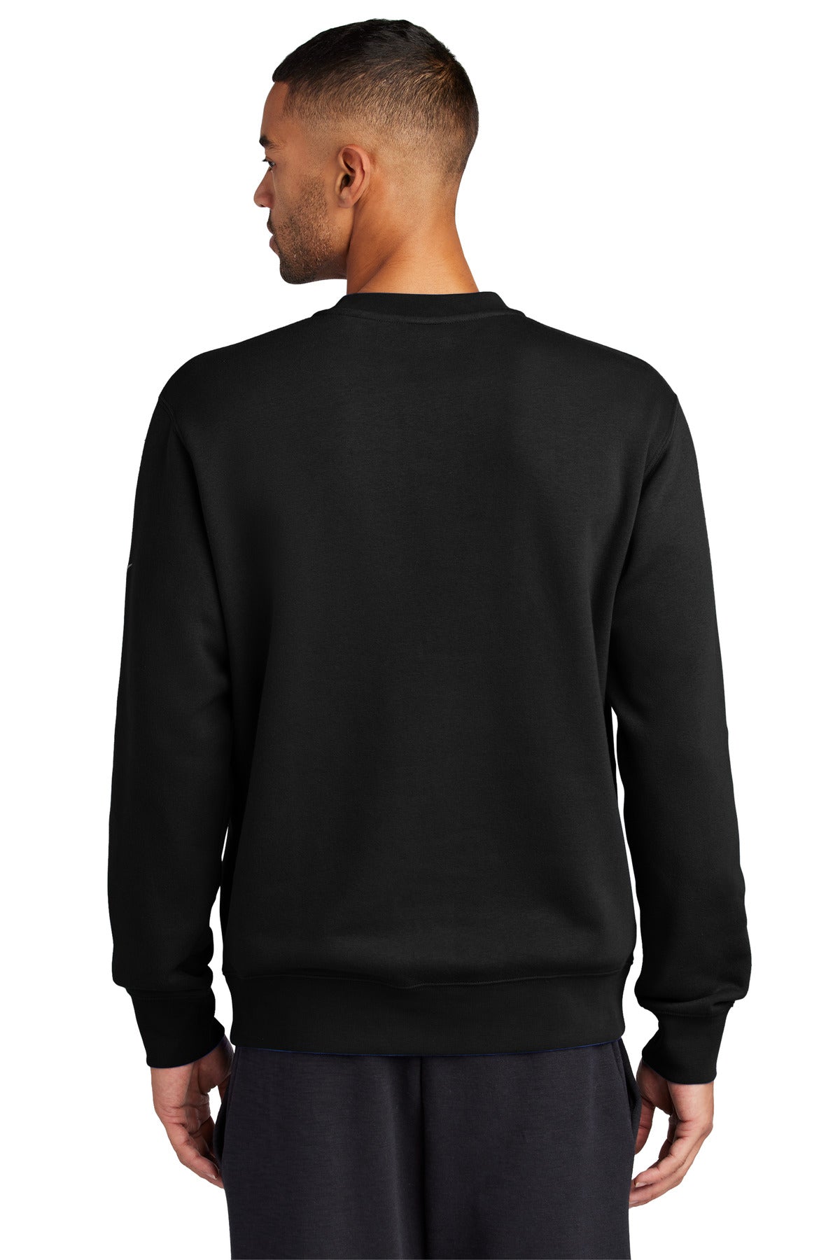 Nike Club Fleece Sleeve Swoosh Crew
