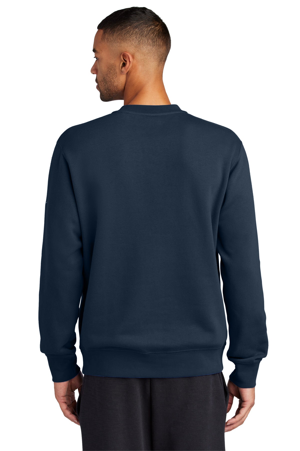 Nike Club Fleece Sleeve Swoosh Crew