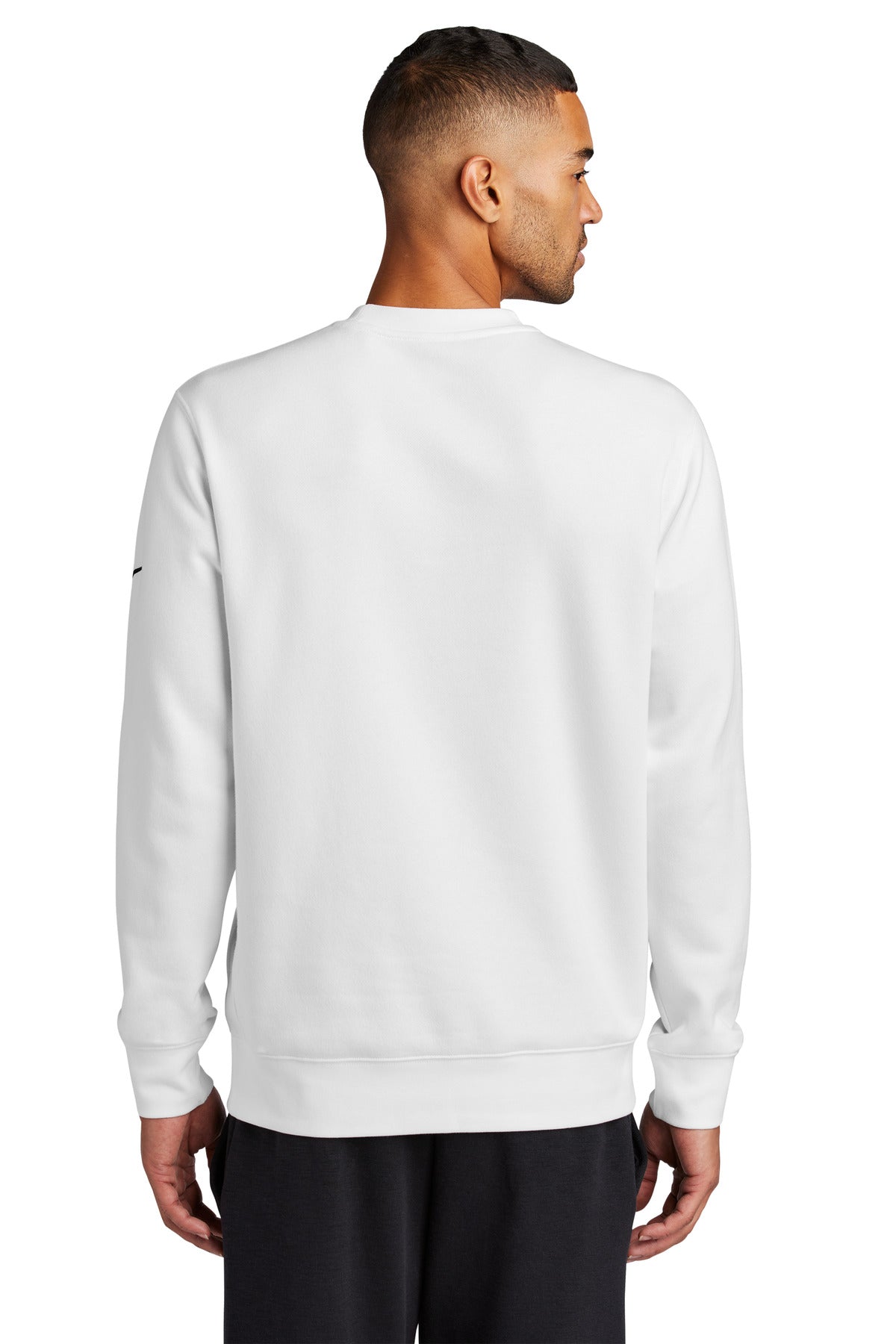 Nike Club Fleece Sleeve Swoosh Crew
