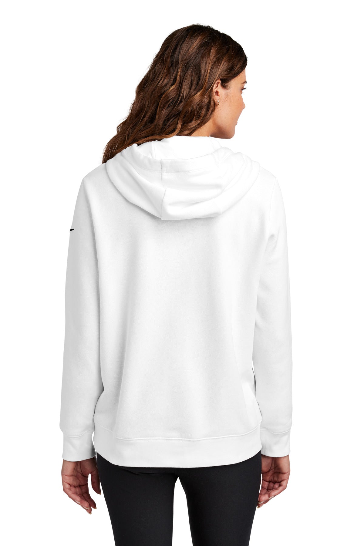 Nike Women's Club Fleece Sleeve Swoosh Pullover Hoodie