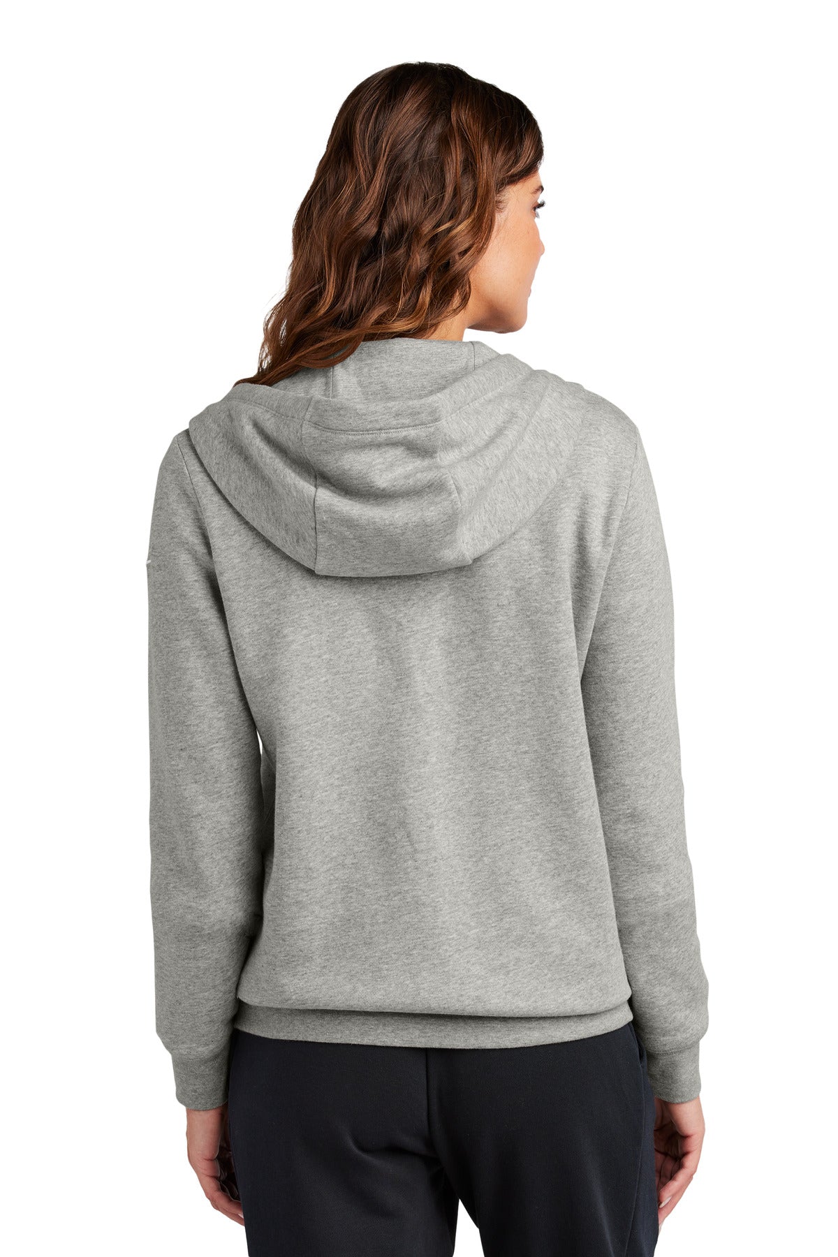 Nike Women's Club Fleece Sleeve Swoosh Full-Zip Hoodie